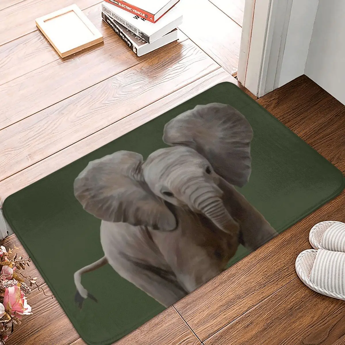 Baby Elephant Painting Doormat Carpet Mat Rug Polyester Anti-slip Floor Decor Bath Bathroom Kitchen Balcony 40x60
Baby Elephant Painting Doormat Carpet Mat Rug Polyester Anti-slip Floor Decor Bath Bathroom Kitchen Balcony 40x60
