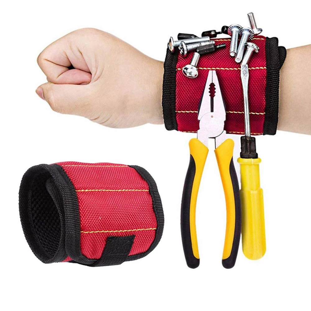 Magnetic Wristband Super Strong Magnets Electrician Wrist Tool Belt 1680D Ballistic Polyester Screws Storage Tool Holder
Magnetic Wristband Super Strong Magnets Electrician Wrist Tool Belt 1680D Ballistic Polyester Screws Storage Tool Holder