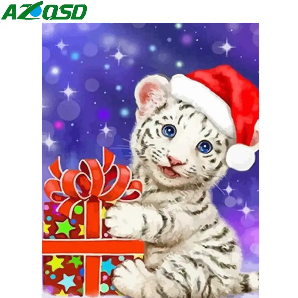 AZQSD взрослых картина по номерам холст Наборы Тигр домашнее украшение Сделай Сам картины по номерам животных Хо Рождественский подарок
AZQSD взрослых картина по номерам холст Наборы Тигр домашнее украшение Сделай Сам картины по номерам животных Хо Рождественский подарок