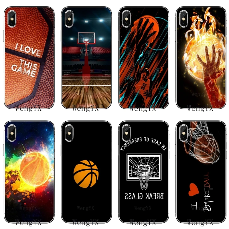 Аксессуары чехол для телефона iPhone 11 Pro XS Max XR X 8 7 6 6S Plus 5 5S SE 4s 4 iPod Touch i love Dunk basketball Luxury
