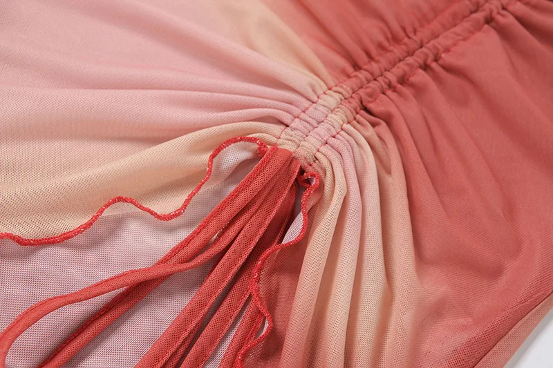 Gradient Ruched Mesh Shirt Women 2021 Elegant New Crop Tops Mujer Drawstring S Line Streetwear Blouses Aand Shirts For Ladies
Gradient Ruched Mesh Shirt Women 2021 Elegant New Crop Tops Mujer Drawstring S Line Streetwear Blouses Aand Shirts For Ladies