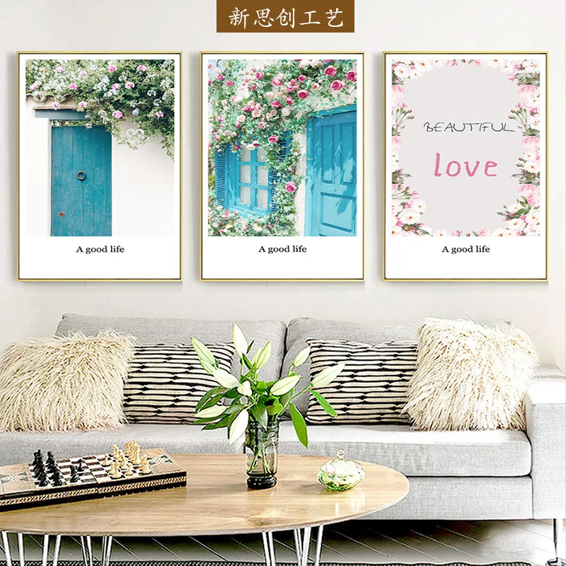 room decoration painting triple combination bedroom small fresh hanging painting Nordic style hotel framed canvas painting
room decoration painting triple combination bedroom small fresh hanging painting Nordic style hotel framed canvas painting