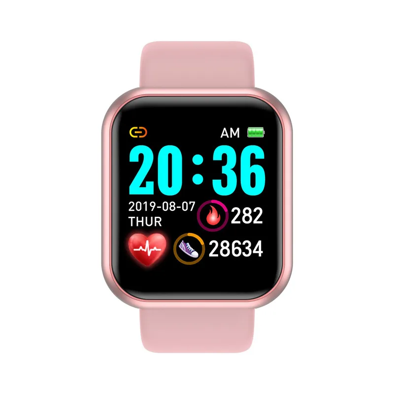 Smart Bracelet Y68 Sports Children's Men's and Women's Watches Pedometer Sleep Monitoring Bracelet Reminder Multi-function Watch
Smart Bracelet Y68 Sports Children's Men's and Women's Watches Pedometer Sleep Monitoring Bracelet Reminder Multi-function Watch