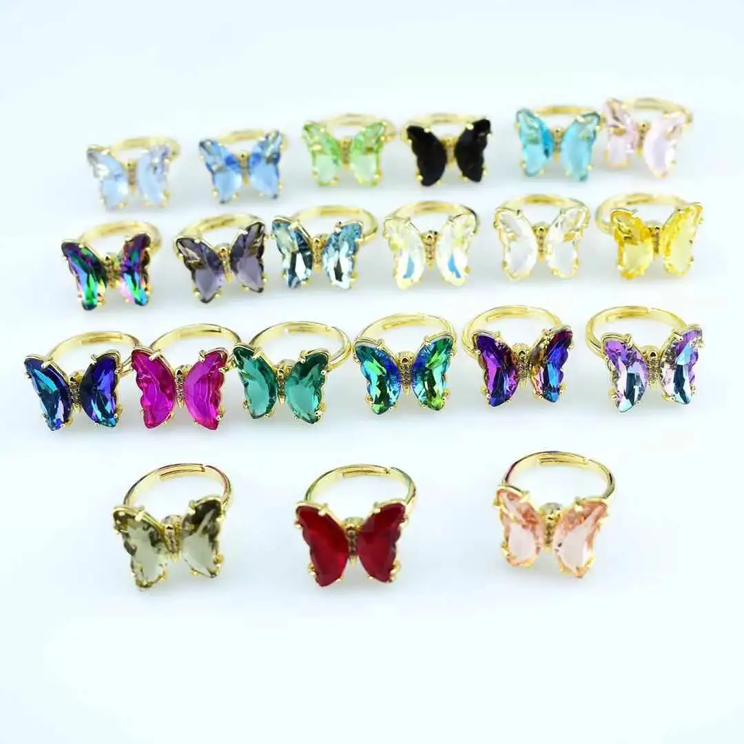 A spinning fashion women's Ring Crystal Butterfly Ring simple banquet wedding ring designed fd for women's birthday gift to girl
A spinning fashion women's Ring Crystal Butterfly Ring simple banquet wedding ring designed fd for women's birthday gift to girl