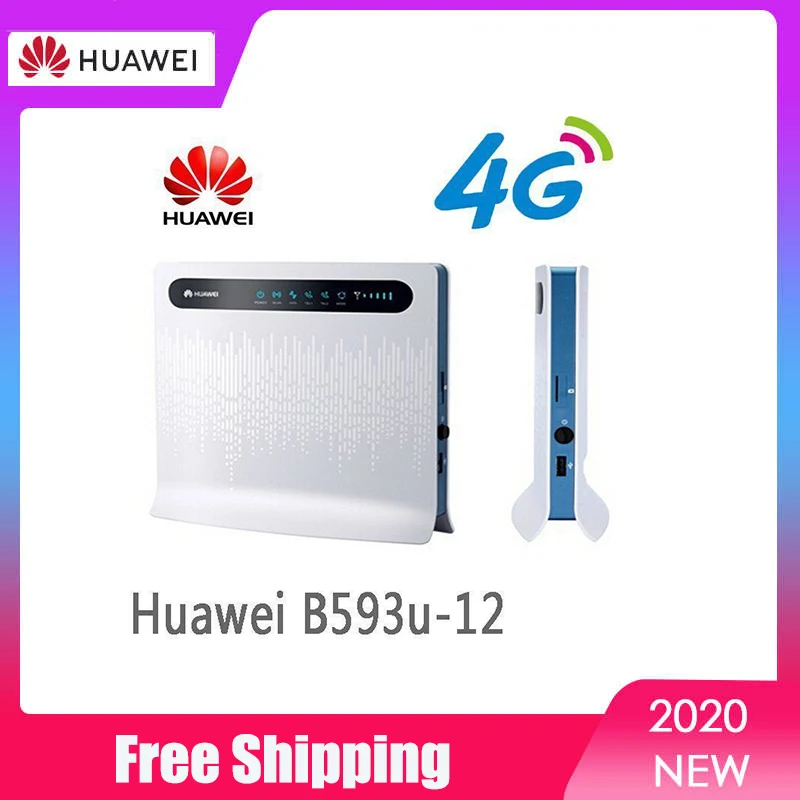 Разблокированный маршрутизатор Huawei B593 B593u 12 4G LTE WiFi Hotspot WLAN CPE|3G/4G роутеры| |