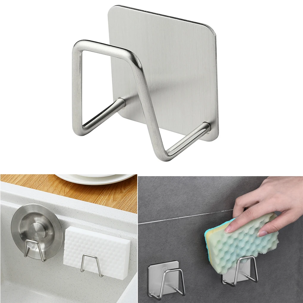 Kitchen Stainless Steel Sponges Holder Self Adhesive Sink Sponges Drain Drying Rack Kitchen Sink Accessories Storage Organizer
Kitchen Stainless Steel Sponges Holder Self Adhesive Sink Sponges Drain Drying Rack Kitchen Sink Accessories Storage Organizer