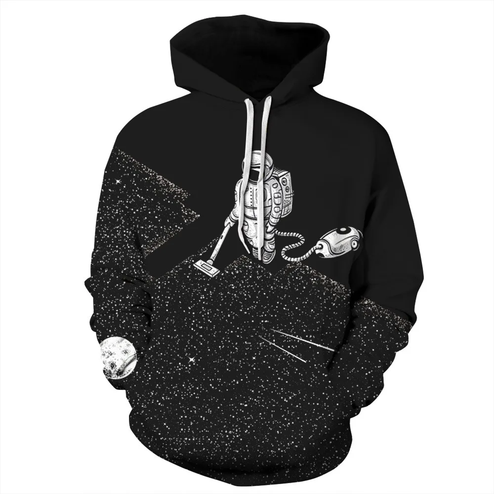 Couples Spring Women's Hooded Space Station Astronaut Digital Printing Long Sleeve Sweatshirt Casual Loose Pullover
Couples Spring Women's Hooded Space Station Astronaut Digital Printing Long Sleeve Sweatshirt Casual Loose Pullover