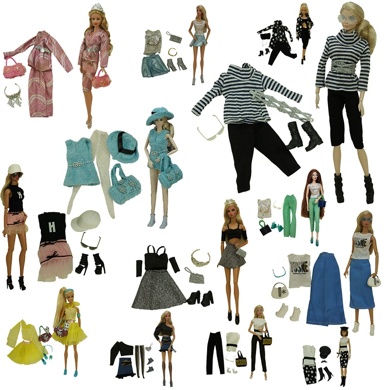 Mix One Set Doll Dress MIni Skirt Super Model Outfit Daily Wear For 1/6 BJD Doll Barbie Accessories Doll Toys For Girls Gifts
Mix One Set Doll Dress MIni Skirt Super Model Outfit Daily Wear For 1/6 BJD Doll Barbie Accessories Doll Toys For Girls Gifts
