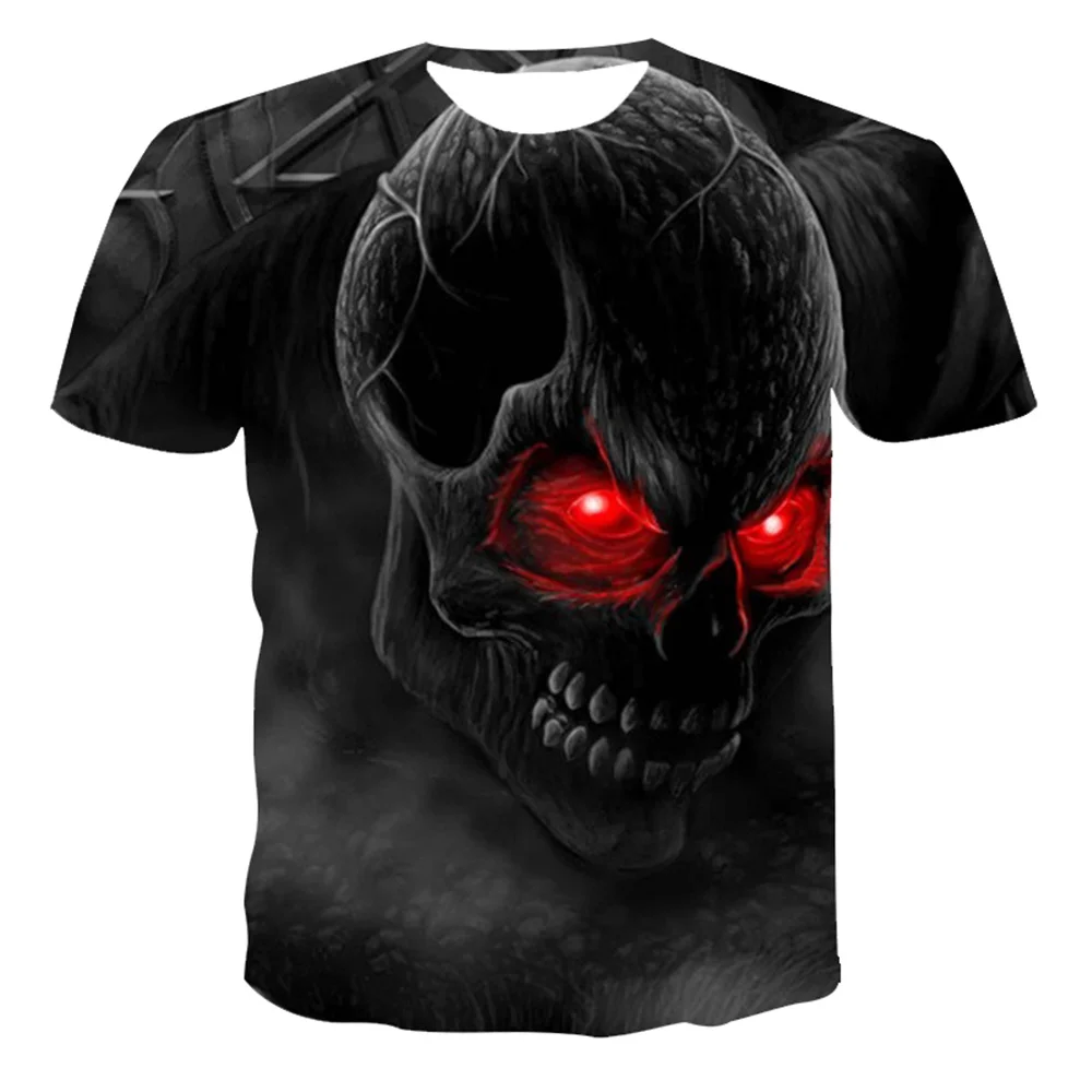 2020 summer new European and American men and women 3D short-sleeved t-shirt printing personality creative skull style
2020 summer new European and American men and women 3D short-sleeved t-shirt printing personality creative skull style