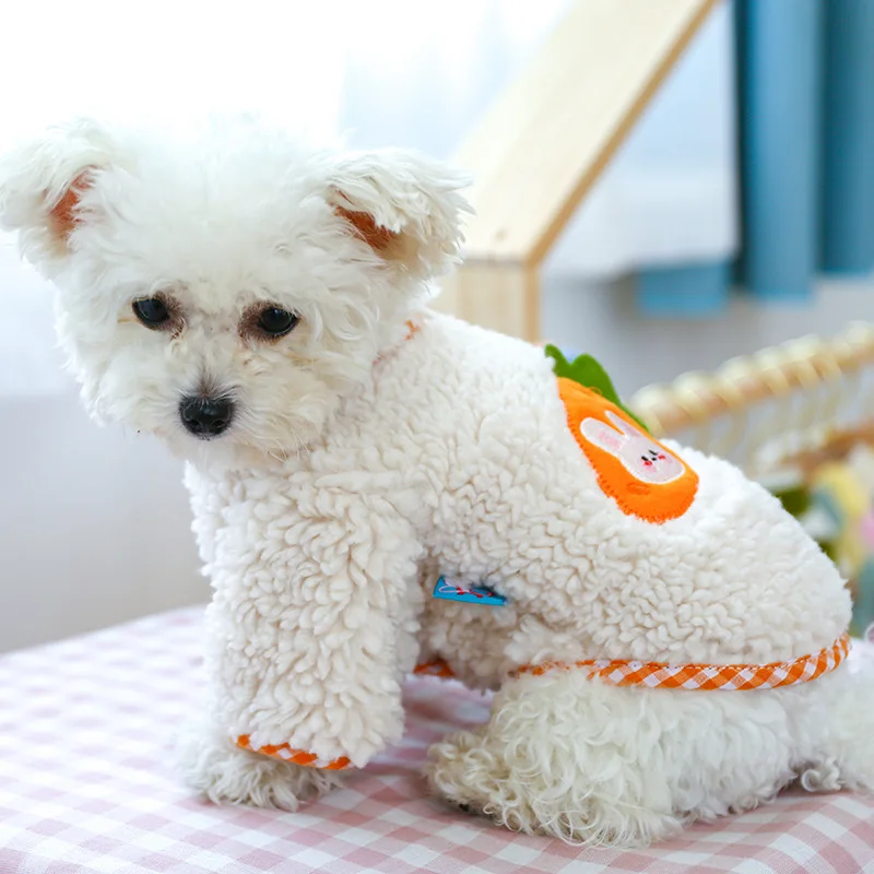 Cartoon Carrot Fleece Pet Dog Clothes For Small Dogs Coat Jacket Spring Autumn Pet Clothing For Dog Clothes Sweater Chihuahua
Cartoon Carrot Fleece Pet Dog Clothes For Small Dogs Coat Jacket Spring Autumn Pet Clothing For Dog Clothes Sweater Chihuahua