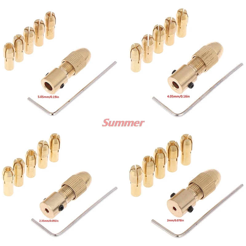Smart Home 7Pcs/set Electric Motor Shaft Mini Drill Chuck Fixture 0.5mm-3.0mm Small To Drill Bit Micro Chuck Fixing Device
Smart Home 7Pcs/set Electric Motor Shaft Mini Drill Chuck Fixture 0.5mm-3.0mm Small To Drill Bit Micro Chuck Fixing Device