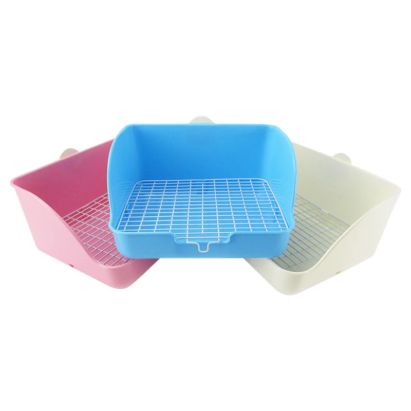 Pet Rabbit Large Toilet Anti-Spouting Rabbit Bedpan Urinal With Steel Wire Bottom Mesh Square Toilet Supplies
Pet Rabbit Large Toilet Anti-Spouting Rabbit Bedpan Urinal With Steel Wire Bottom Mesh Square Toilet Supplies