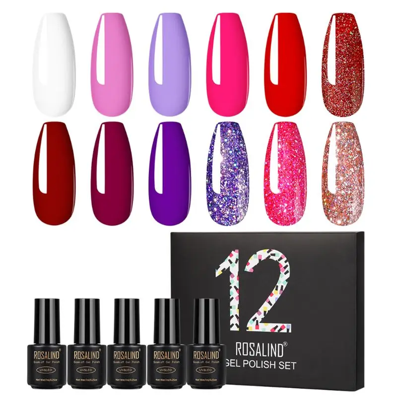 12pcs 7ml Soak Off UV Gel Polish Quick Building Nail Tips Finger Extension False Nails Decoration
12pcs 7ml Soak Off UV Gel Polish Quick Building Nail Tips Finger Extension False Nails Decoration