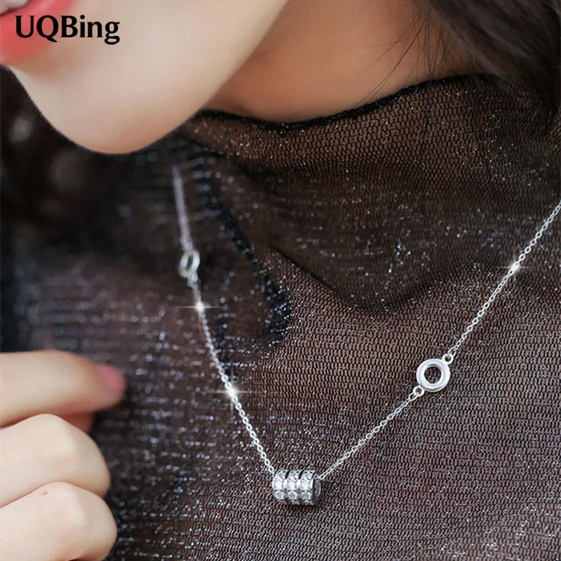 New Wholesale 925 Standard Silver Spring Clavicle Chain Zircon Pendant Necklaces Wedding Jewelry
New Wholesale 925 Standard Silver Spring Clavicle Chain Zircon Pendant Necklaces Wedding Jewelry