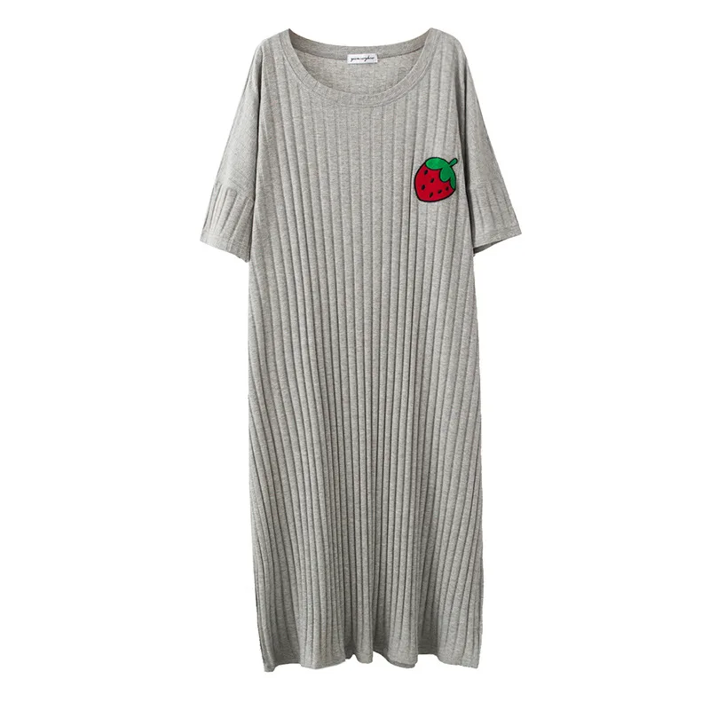 Summer Dress Women Plus Onesize Short Sleeve Gown Cute Cartoon Prints Night Dress Knitted Cotton Casual Nighty Wear
Summer Dress Women Plus Onesize Short Sleeve Gown Cute Cartoon Prints Night Dress Knitted Cotton Casual Nighty Wear