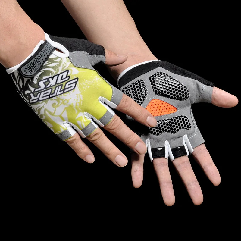 2021 Summer New Fitness Fingerless Gloves Silicone Non-Slip Breathable Cycling Gloves Elastic Velcro Outdoor Sports Protection
2021 Summer New Fitness Fingerless Gloves Silicone Non-Slip Breathable Cycling Gloves Elastic Velcro Outdoor Sports Protection