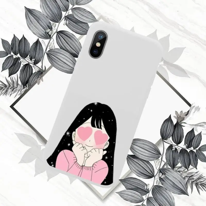 Anime aesthetic girl drawing Phone Case White Candy Color for iPhone 11 12 mini pro XS MAX 8 7 6 6S Plus X SE 2020 XR
Anime aesthetic girl drawing Phone Case White Candy Color for iPhone 11 12 mini pro XS MAX 8 7 6 6S Plus X SE 2020 XR