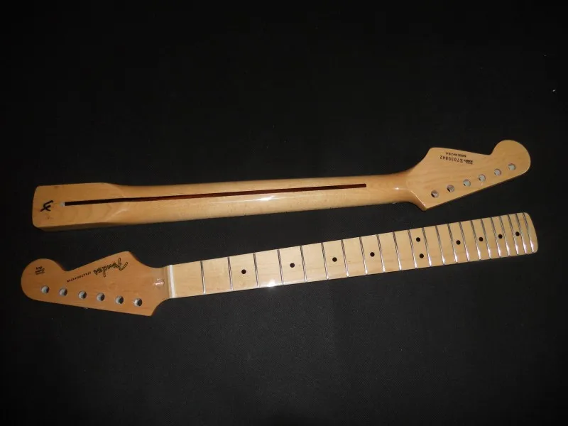 Быстрая доставка Новый электрогитара ст 21 22 клен fingerplate лак после того как ремень