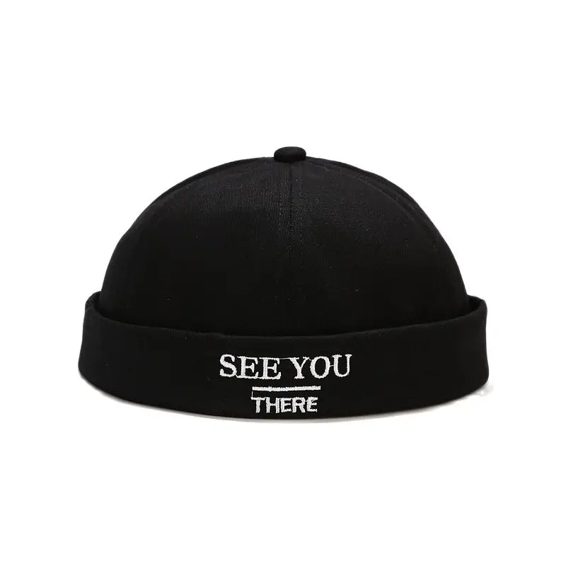 2022 Spring Skullcap Sailor Embroidery Letter Vintage Rolled Cuff Bucket Cap Brimless Hat Solid Color Adjustable Cotton Hats
2022 Spring Skullcap Sailor Embroidery Letter Vintage Rolled Cuff Bucket Cap Brimless Hat Solid Color Adjustable Cotton Hats