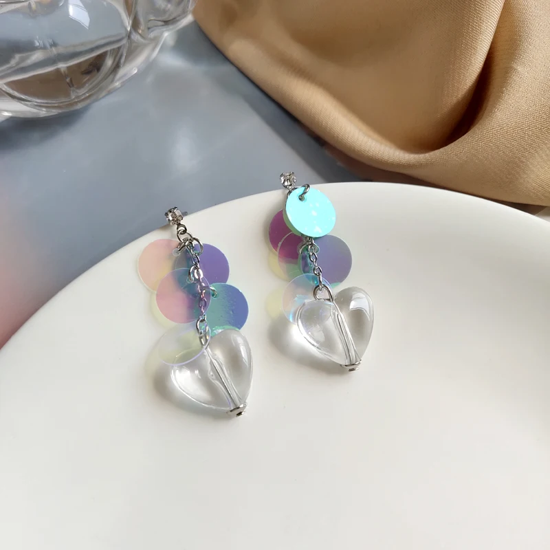 Women Jewelry Heart Resin Earrings 2021 New Design High Quality Shiny Glitters Dangle Earrings For Celebration Party Gifts
Women Jewelry Heart Resin Earrings 2021 New Design High Quality Shiny Glitters Dangle Earrings For Celebration Party Gifts