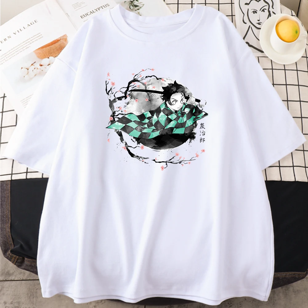 Demon Slayer Tanjiro T Shirt Japanese Anime Women Tshirt Harajuku Brand Loose T-Shirts Tops Summer Brand Printed Female Tshirts
Demon Slayer Tanjiro T Shirt Japanese Anime Women Tshirt Harajuku Brand Loose T-Shirts Tops Summer Brand Printed Female Tshirts