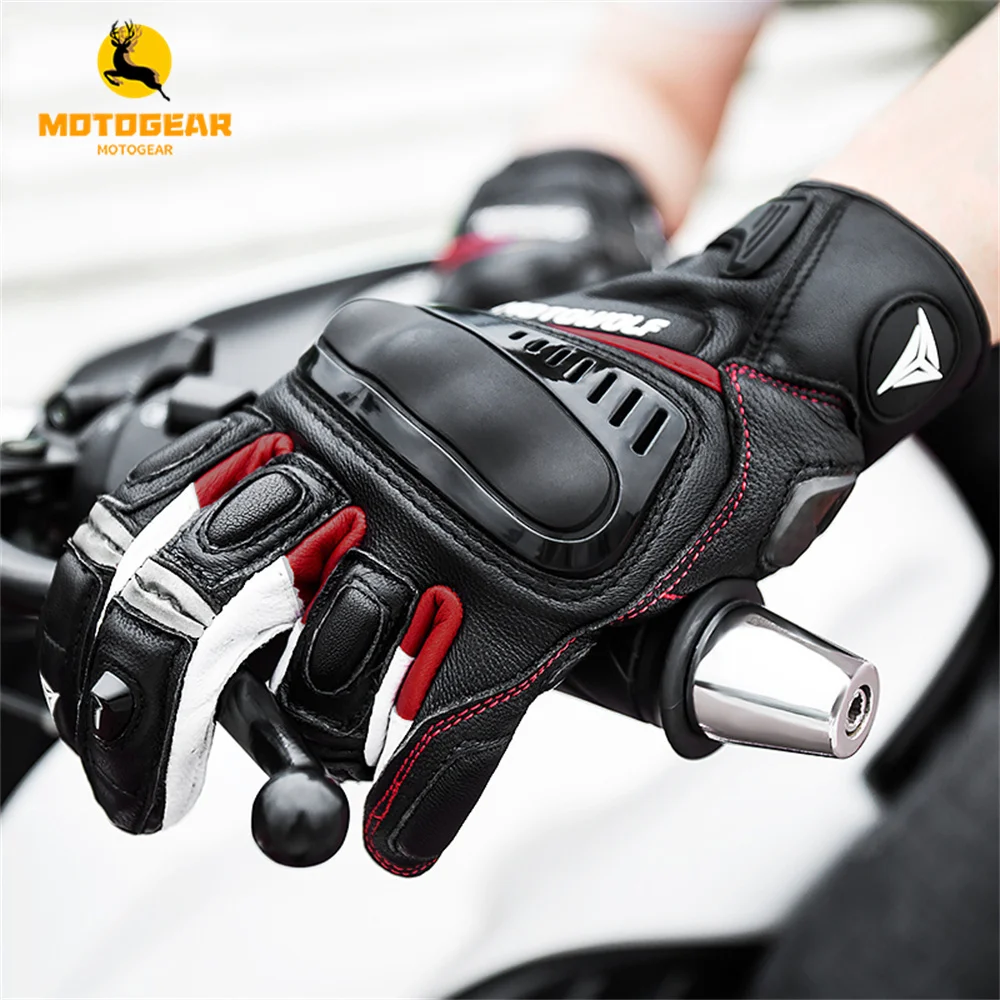 MOTOWOLF Motorcycle Gloves Leather Cowhide Riding Moto Sports Biker Gloves Guantes Moto Phone Touch
MOTOWOLF Motorcycle Gloves Leather Cowhide Riding Moto Sports Biker Gloves Guantes Moto Phone Touch