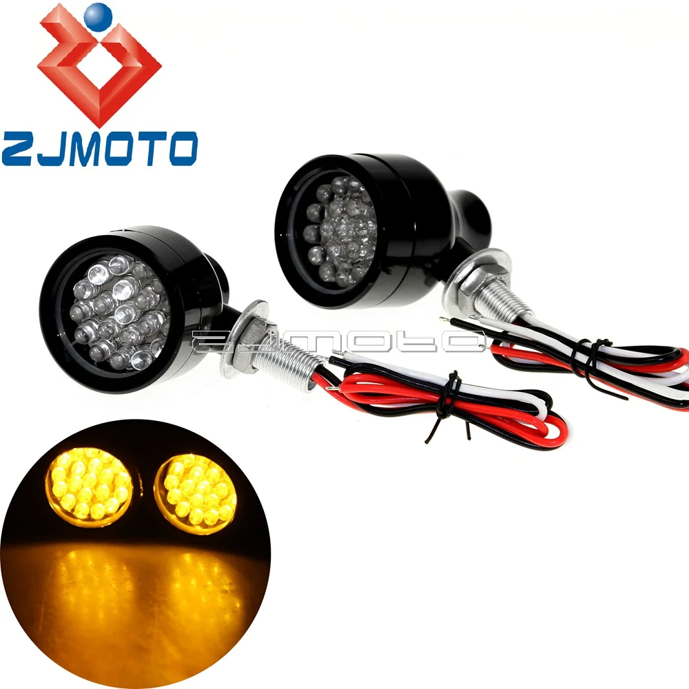 Motorcycle Heavy Duty LED Turn Signal Lights Indicator Blinkers For Harley Cafe Racer Choppers Bobber Custom 10mm Hole Fairing
Motorcycle Heavy Duty LED Turn Signal Lights Indicator Blinkers For Harley Cafe Racer Choppers Bobber Custom 10mm Hole Fairing