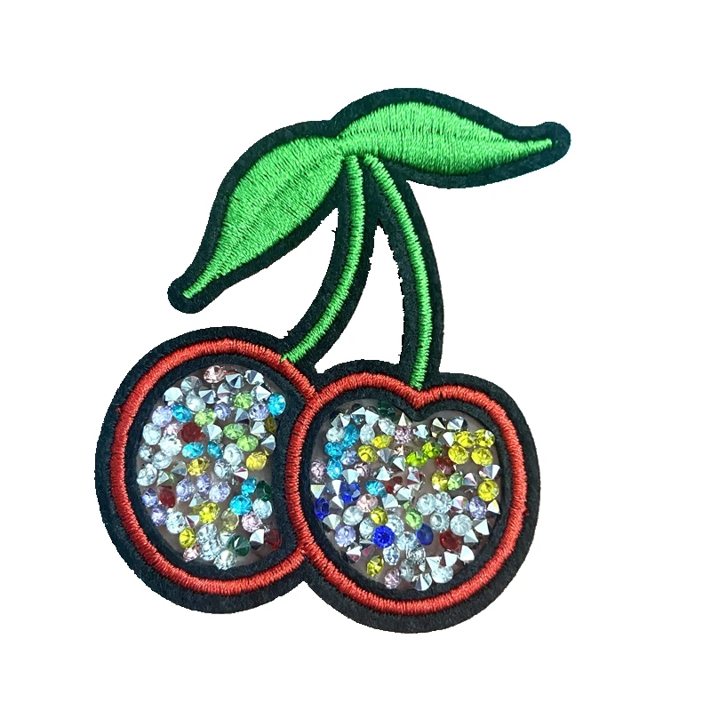 Diamond Cherry Patch Embroidered Sewing On Stickers For Kids Children Cloting Parches Embroidery Iron On Fruit Badges Beaded
Diamond Cherry Patch Embroidered Sewing On Stickers For Kids Children Cloting Parches Embroidery Iron On Fruit Badges Beaded