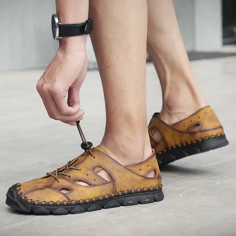 Sandals Man Summer Sandals Men Summer Sports Beach Mens Sandles Shoes Leather Big Size Casual Male Sandal Work Men's
Sandals Man Summer Sandals Men Summer Sports Beach Mens Sandles Shoes Leather Big Size Casual Male Sandal Work Men's