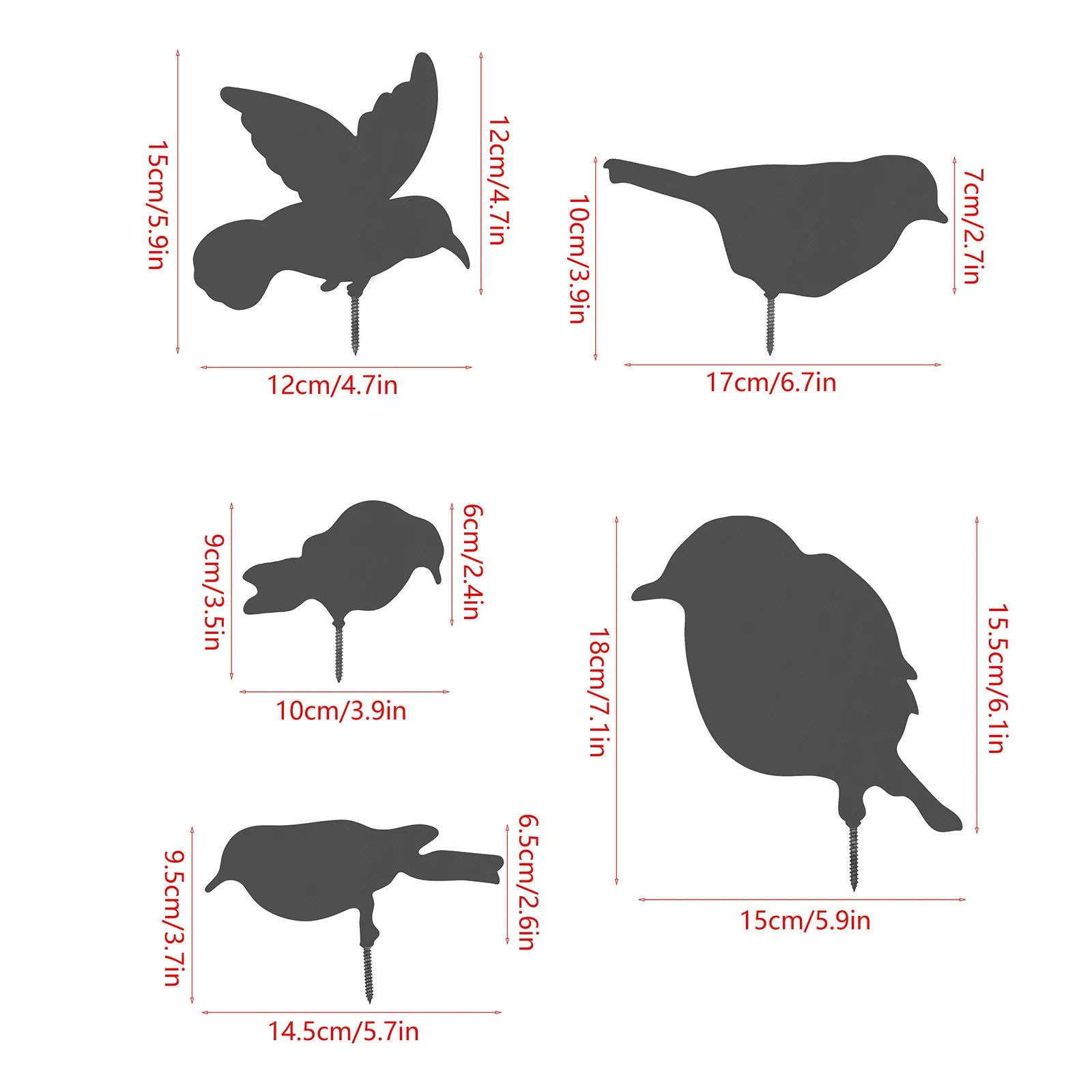 Metal Decorative Birds With Screws For Garden Artificial Bird Outdoors Garden Decoration Ornament Diy Party outdoor sign
Metal Decorative Birds With Screws For Garden Artificial Bird Outdoors Garden Decoration Ornament Diy Party outdoor sign