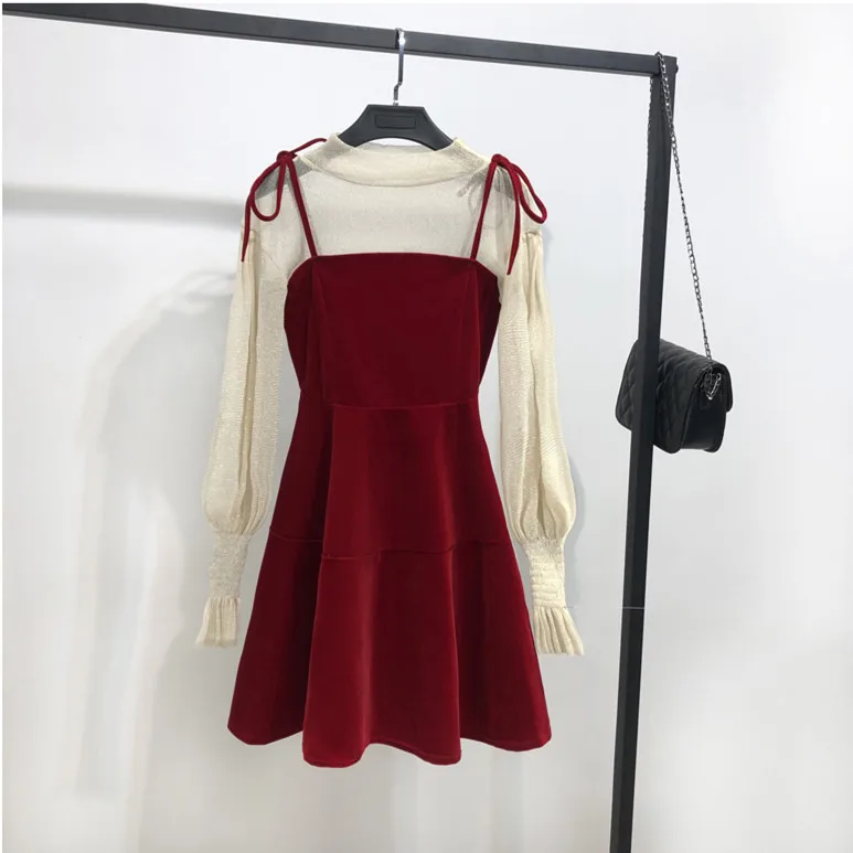 2021 New Year Dress For Women Beautiful Transparent Lantern Long Sleeves Tops+ Dresses Set 2pcs Suit Party Birthday Gift
2021 New Year Dress For Women Beautiful Transparent Lantern Long Sleeves Tops+ Dresses Set 2pcs Suit Party Birthday Gift