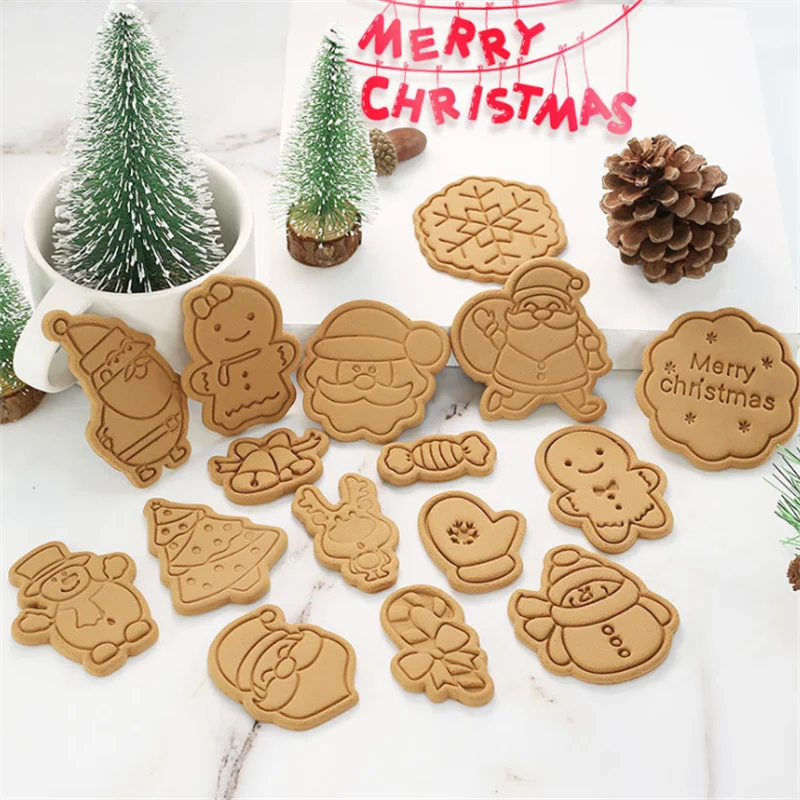 Christmas Cartoon Biscuit Mold Christmas Household Diy Baking Tool 3D Stereo Embossing Soft Candy Handmade Biscuit Mold
Christmas Cartoon Biscuit Mold Christmas Household Diy Baking Tool 3D Stereo Embossing Soft Candy Handmade Biscuit Mold