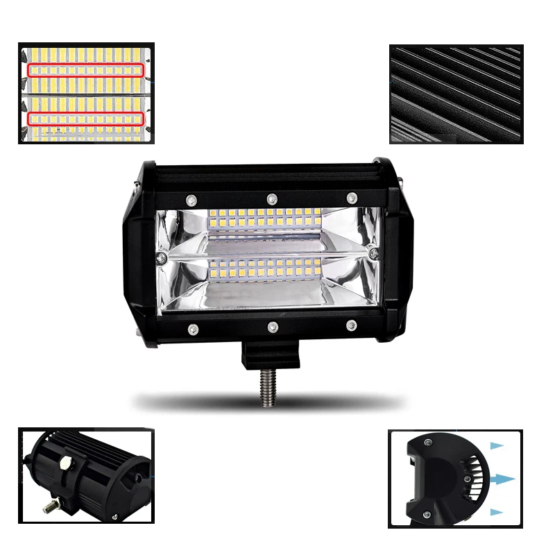 Ca LED Light Bar 12V 72W LED headlight Moto Spot work Lamp Motorcycle Auxiliary lights fog headlamp spotlights work head lights
Ca LED Light Bar 12V 72W LED headlight Moto Spot work Lamp Motorcycle Auxiliary lights fog headlamp spotlights work head lights