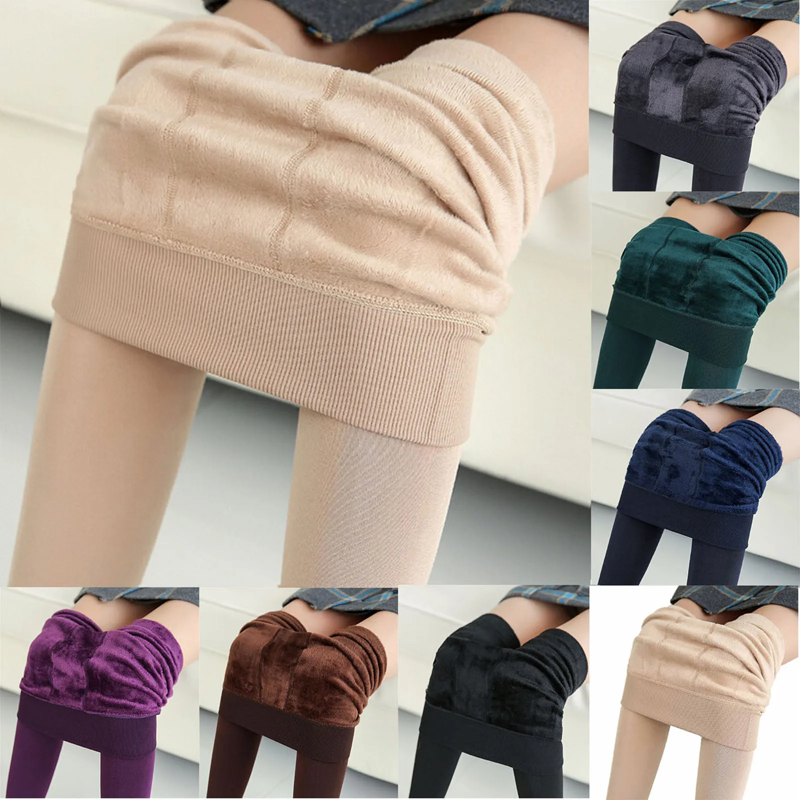 Women Tights Plush Stockings Perfect Legs Slim Fake Translucent Trend Color Fleece Pantyhose Classic Warming Thermal Pants
Women Tights Plush Stockings Perfect Legs Slim Fake Translucent Trend Color Fleece Pantyhose Classic Warming Thermal Pants
