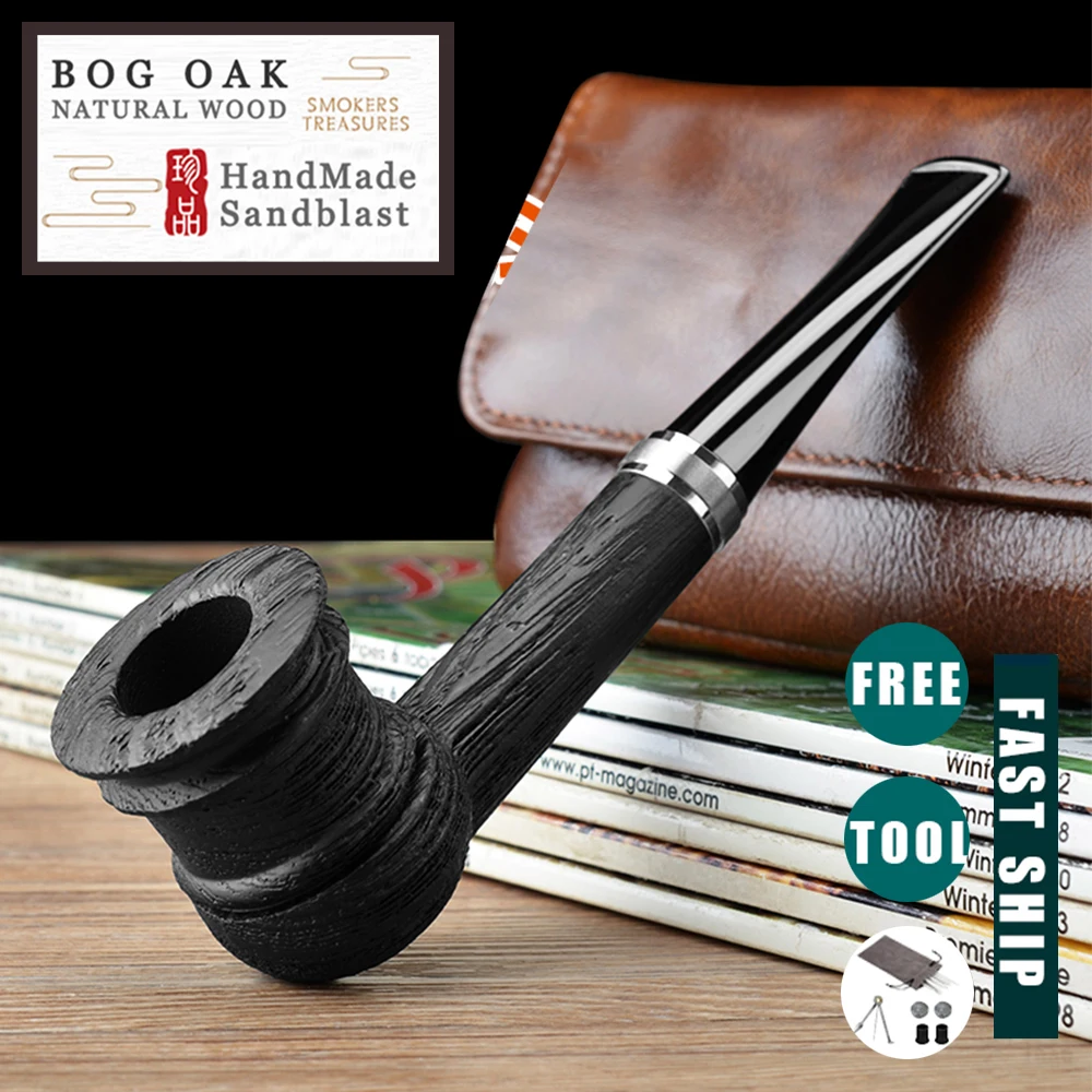 SHAOLAN Oak Tobacco Pipe, Smoking Pipe with 3-in-1 Pipe Scraper and Other Accessories Bonus a Pipe Pouch with Gift Box
SHAOLAN Oak Tobacco Pipe, Smoking Pipe with 3-in-1 Pipe Scraper and Other Accessories Bonus a Pipe Pouch with Gift Box