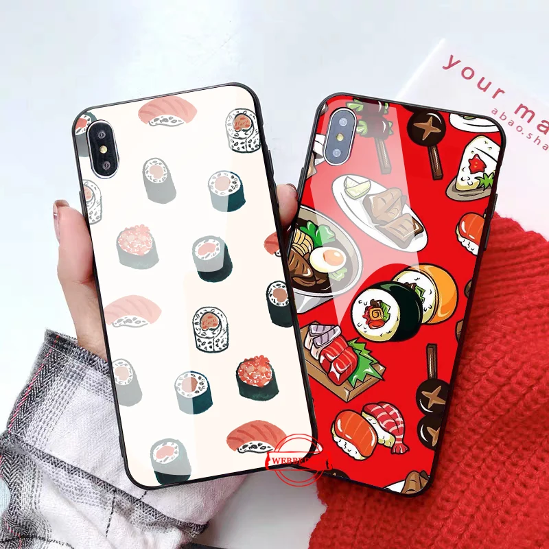 Japanese cuisine Sushi food Glass Phone Case for Apple iPhone 11 Pro X XS Max 6 6S 7 8 Plus 5 5S SE
Japanese cuisine Sushi food Glass Phone Case for Apple iPhone 11 Pro X XS Max 6 6S 7 8 Plus 5 5S SE