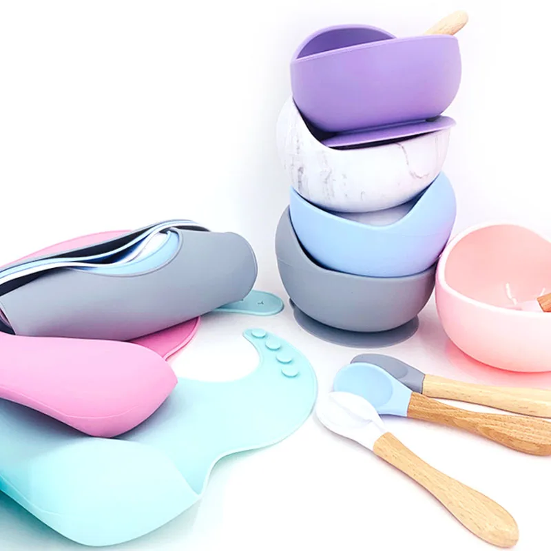 1set Silicone Baby Feeding Bowl Tableware Waterproof Bibs Non-Slip Crockery BPA Free Silicone Dishes for Baby Bowl Baby Plate
1set Silicone Baby Feeding Bowl Tableware Waterproof Bibs Non-Slip Crockery BPA Free Silicone Dishes for Baby Bowl Baby Plate
