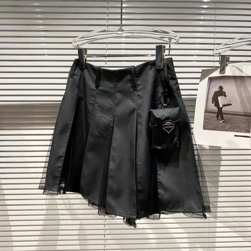 2021 Spring New Pearl Chain Pocket Short Blazer Coat + Net Skirt Set For Women
2021 Spring New Pearl Chain Pocket Short Blazer Coat + Net Skirt Set For Women