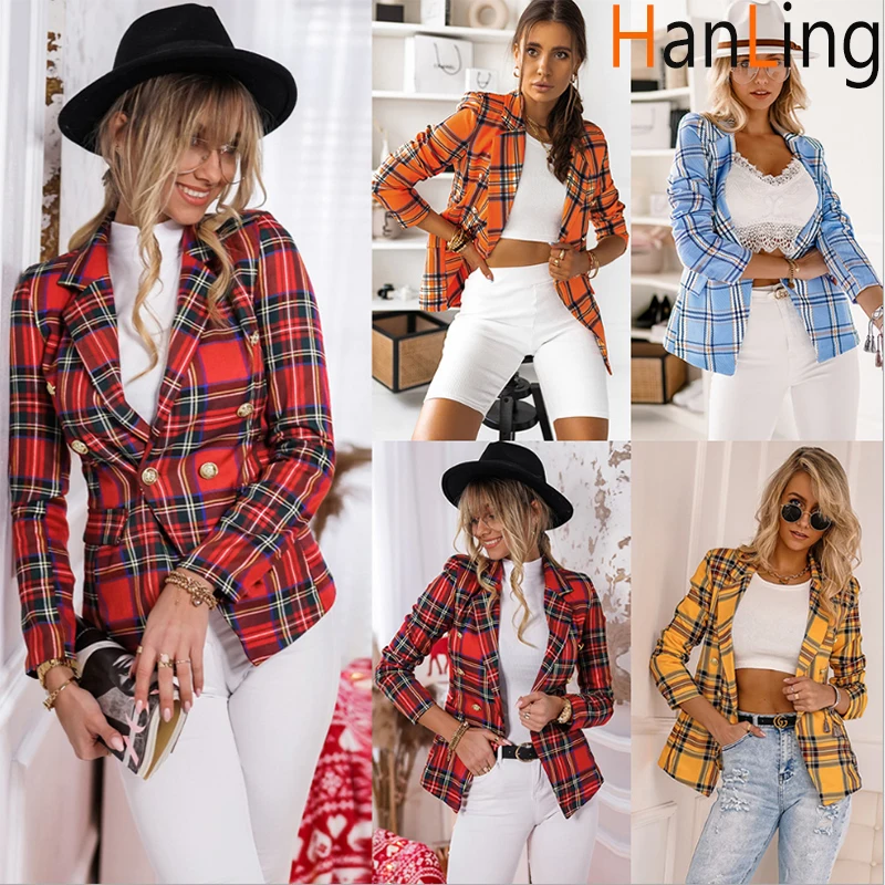 Women's Plaid Blazer One Button Thin Summer Jacket Party Wedding Coat Large Size Lady S-XXXL
Women's Plaid Blazer One Button Thin Summer Jacket Party Wedding Coat Large Size Lady S-XXXL