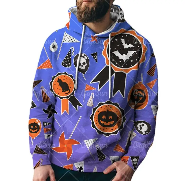 2021 New Spring and Autumn Men's Hoodie Halloween Celebration Casual Oversized Hooded Sweater Men's Sweater Top
2021 New Spring and Autumn Men's Hoodie Halloween Celebration Casual Oversized Hooded Sweater Men's Sweater Top