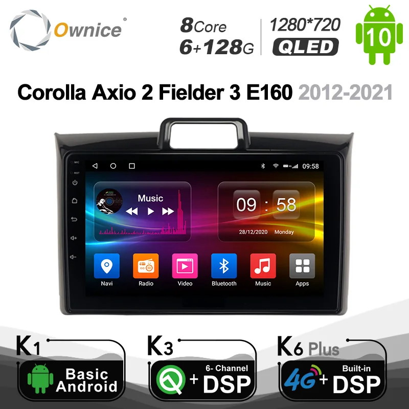 Автомагнитола Ownice 2 Din для Toyota Corolla axio fielder 2015 Android 10,0 мультимедиа 4G LTE 6G 128G без DVD
Автомагнитола Ownice 2 Din для Toyota Corolla axio fielder 2015 Android 10,0 мультимедиа 4G LTE 6G 128G без DVD