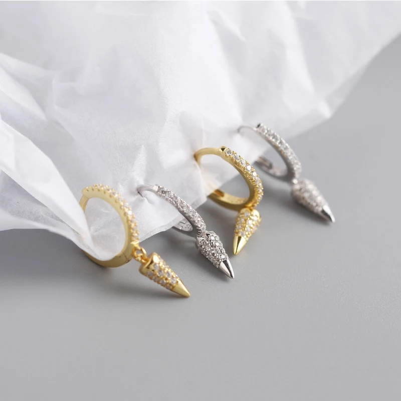 Silver Gold Color Earrings For Women Korean Style INS Deometric Cone Prevent Allergy Ear Buckle Bride Temperament Jewelry Gifts
Silver Gold Color Earrings For Women Korean Style INS Deometric Cone Prevent Allergy Ear Buckle Bride Temperament Jewelry Gifts