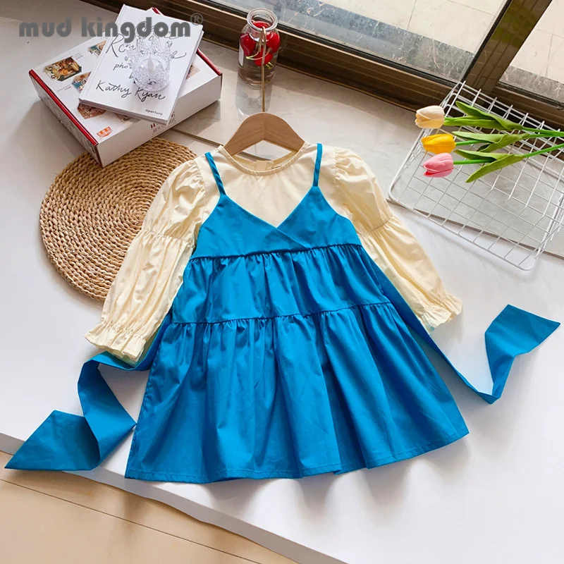 Mudkingdom Girl Princess Dress Fashion Solid Patchwork Bow Long Sleeve Tops Dresses Little Girls Ball Gown Clothes Spring Autumn
Mudkingdom Girl Princess Dress Fashion Solid Patchwork Bow Long Sleeve Tops Dresses Little Girls Ball Gown Clothes Spring Autumn