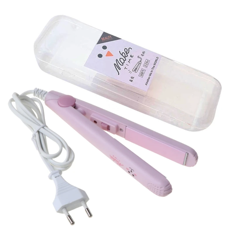 Electronic Hair Straightener Curler Mini Ceramic Iron Flat Straightening Styling Tools 220V Home Travel
Electronic Hair Straightener Curler Mini Ceramic Iron Flat Straightening Styling Tools 220V Home Travel