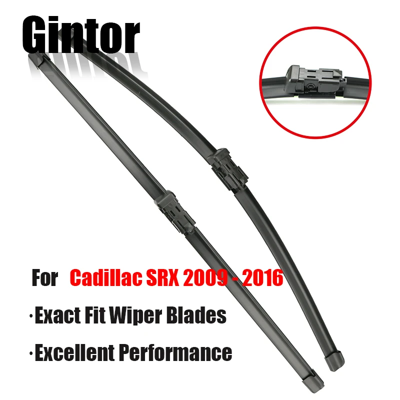 Gintor Wiper LHD Front Wiper Blades For Cadillac SRX 2009 - 2016 Windshield Windscreen Front Window 26"+17"
Gintor Wiper LHD Front Wiper Blades For Cadillac SRX 2009 - 2016 Windshield Windscreen Front Window 26"+17"