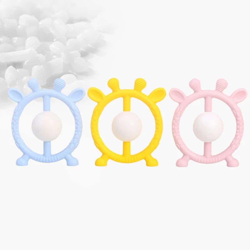Baby Animal Shape Teether Toddler Food Grade Silicone Teething Toys with Rattle Baby Musical Hand Grasping Appease Rattle Toy
Baby Animal Shape Teether Toddler Food Grade Silicone Teething Toys with Rattle Baby Musical Hand Grasping Appease Rattle Toy