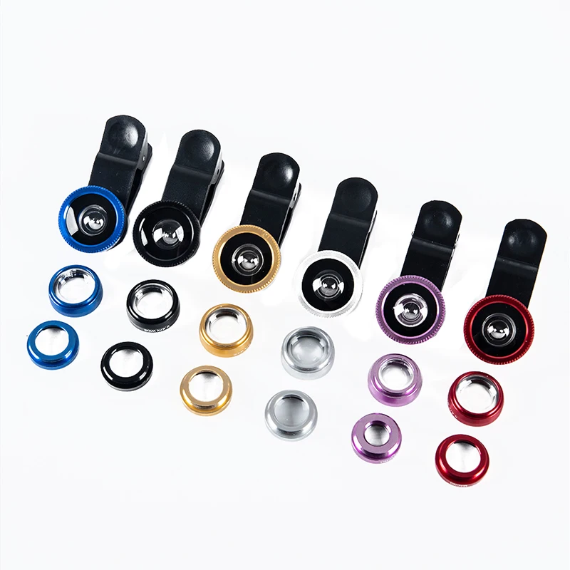 3-in-1 Wide Angle Macro Fisheye Lens Camera Kits Mobile Phone Fish Eye Lenses with Clip 0.67x for iPhone Samsung All Cell Phones
3-in-1 Wide Angle Macro Fisheye Lens Camera Kits Mobile Phone Fish Eye Lenses with Clip 0.67x for iPhone Samsung All Cell Phones