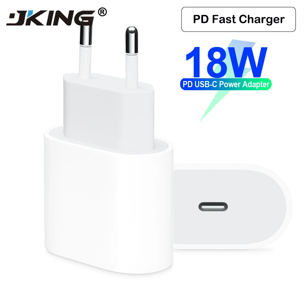 JKING USB зарядное устройство 18 Вт PD Быстрая зарядка usb type C PD3.0 для iPhone X XS XR