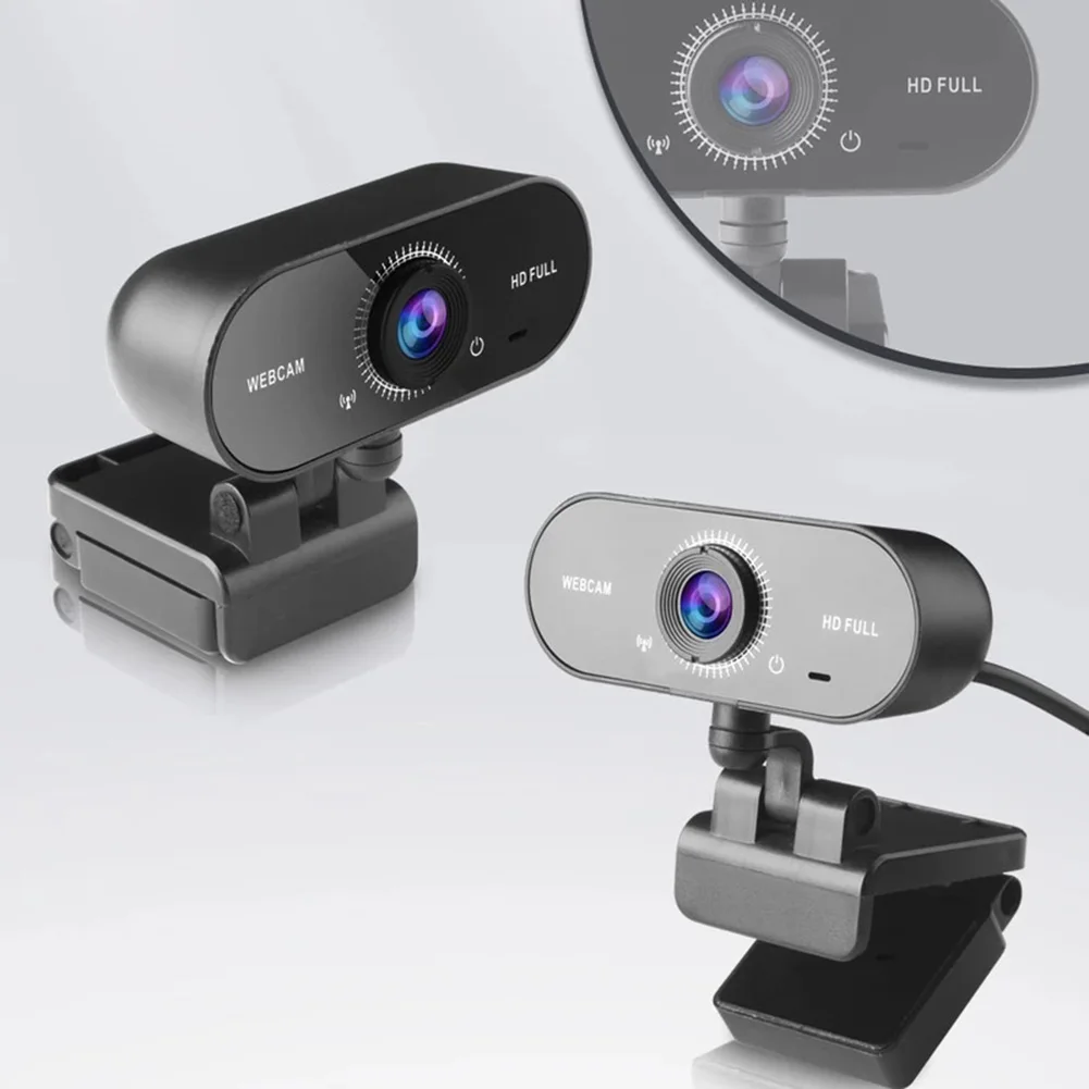

Вращающаяся компьютерная веб-камера W16 с автофокусом, 1080P HD веб-камера с микрофоном, периферийные устройства для домашнего компьютера