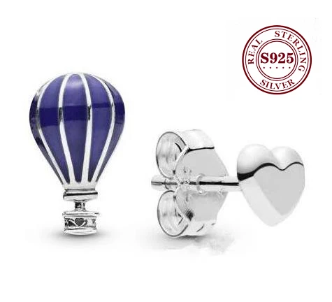 DoDoFly Free Shipping Real 925 Sterling Silver Earring Air Balloon & Heart Silver Stud Earrings For Women Wedding Gift Jewelry
DoDoFly Free Shipping Real 925 Sterling Silver Earring Air Balloon & Heart Silver Stud Earrings For Women Wedding Gift Jewelry